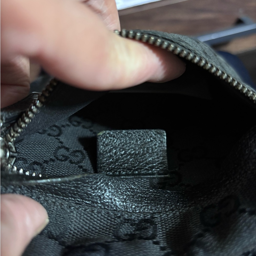 Gucci Black Monogram Messenger Bag - Picture 12 of 16